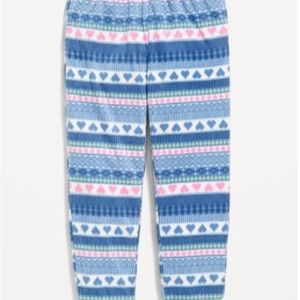 Microfleece Pajama Joggers for Girls. Size L Color Fair Isle Multi